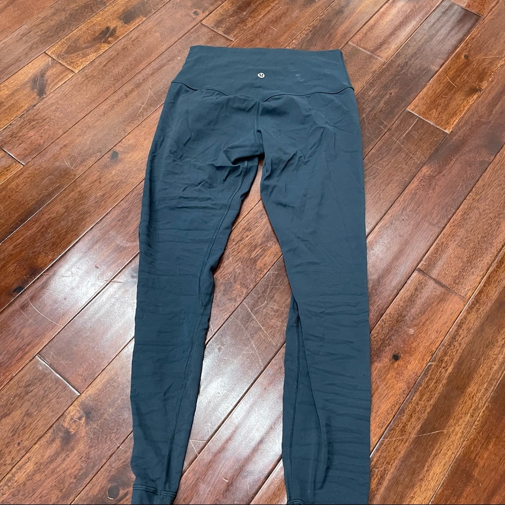 Blue/Green Lululemon Align Pant II 25 inch, Size 6